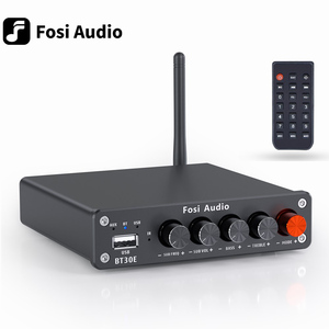 <span class=keywords><strong>Amplificateur</strong></span> de puissance sonore Blue 5.0, <span class=keywords><strong>amplificateur</strong></span> intégré 2.1 canaux et lecteur de disque U, subwoofer audio domestique 100W BT30E Fosi Audio - Product Image 1