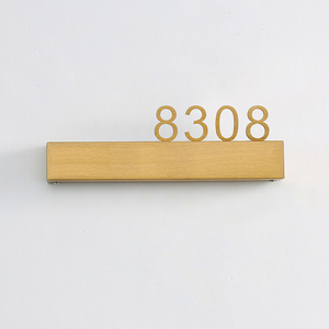 Acrilico illuminato porta numero di casa segno Led numero di casa per residenze di fascia alta in camera d'albergo - Product Image 3