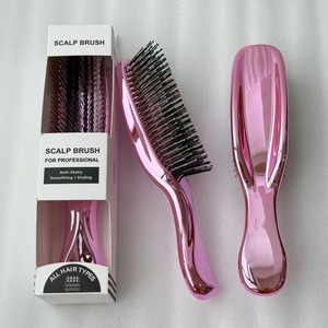 Sisir Pijat Baru yang Ditingkatkan dengan Desain Bantalan Ringkas untuk Perawatan Pembersihan Kulit Kepala Kering Tanpa Kusut Gaya Fashion - Product Image 4