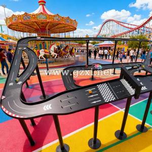 Jeu de billes de billard Fubeca sur mesure, grand plateau de jeu de billes, labyrinthe de billes, <span class=keywords><strong>circuit</strong></span> de course, piste de course en métal - Product Image 4