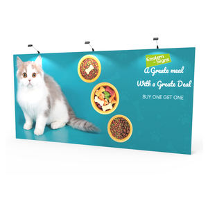 Support de toile de fond portable et pliable de 10 pieds x 8 pieds avec support pour salons professionnels - Product Image 3