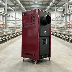 CHAOWAN Poêle à air chaud à granulés <span class=keywords><strong>de</strong></span> biomasse télécommandé, autoportant en acier, économe en énergie, pour ferme et appartement - Product Image 5