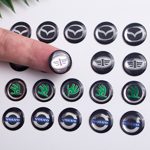 Pegatinas con logotipo de coche Shinetsu, impresión epoxi, etiquetas de PVC transparentes autoadhesivas para emblemas de vehículos, diseño personalizable - Product Image 3