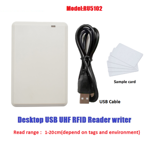 Lector de Tarjetas RFID <span class=keywords><strong>UHF</strong></span> USB de 860-960 MHz, Distancia de Lectura de 8 cm, Protocolo ISO 18000-6C, Compatible con Windows 10, SDK en Inglés, Demostración - Product Image 3