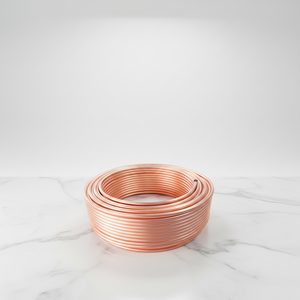 Tuyau en cuivre pur C12200 99,99 % en forme de pancake, conforme à la norme ASTM B280, diamètres 1/4 ", 3/8 ", 1/2 " pour la réfrigération et le chauffage (HVAC) - Product Image 4