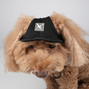 Elegante Pet <span class=keywords><strong>Dog</strong></span> <span class=keywords><strong>Hat</strong></span> pano respirável macio com dois grandes buracos orelha estilo sólido - Product Image 4