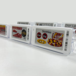 Système d'étiquettes de prix numériques de 2,13 pouces en gros d'usine, étiquette de prix électronique E-ink Epaper ESL pour magasin, étiquette de rayon électronique E-Eaper - Product Image 1