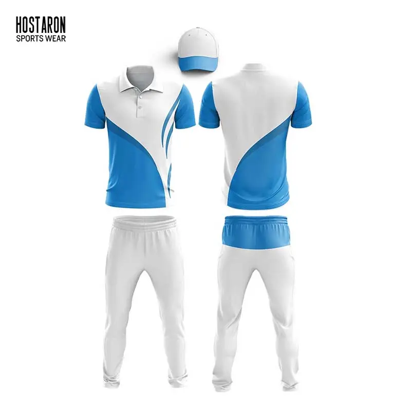 HOSTARON New Design Fashion Cheap Brand Digitally Sublimated Team Indian Cricket T-shirt Cricket Shirt