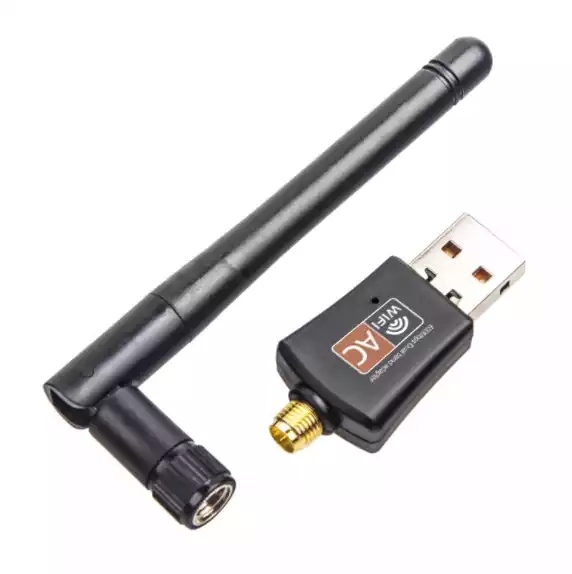 RTL8811CU Chipset Mini USB Wifi Adapter 600/1200 Mbps 2.4G/5.8Ghz AC 802 11 for Desktops PC 600mbps Transmission Rate