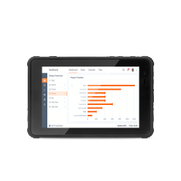 Tablette PC industrielle robuste H81 de 8 pouces, lisible en plein soleil (1000 nit), 8+48MP, 12000mAh, NFC, lecteur de codes-barres, MTK Octa Core, Android
