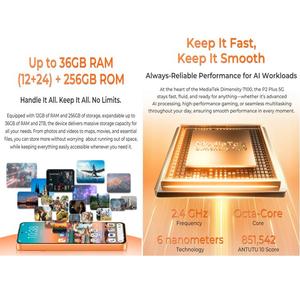 เทรนด์ใหม่ <span class=keywords><strong>Oukitel</strong></span> P2 Plus 12GB+256GB 5000mAh ระบบสแกนลายนิ้วมือบนหน้าจอ ขนาด 6.7 นิ้ว Android 16 Octa Core NFC OTG 5G - Product Image 5