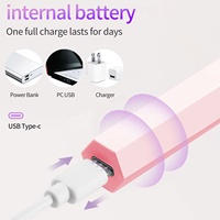 Mini lampe UV LED pour ongles, séchage rapide, portable, rechargeable par USB, pour vernis gel, photothérapie, ABS 45g LBT T5