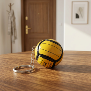 3D PU Fútbol Llavero Club Llavero PU Cuero Plástico Deportes Fútbol Balón Llavero Cadena - Product Image 3
