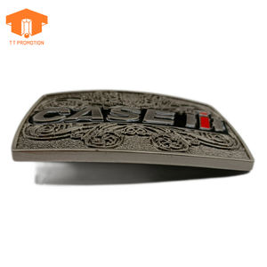 โรงงานจุดที่กำหนดเองโบราณชุบนิกเกิลที่กำหนดเองซอฟท์เคลือบเข็มขัดหัวเข็มขัดสำหรับขาย - Product Image 4