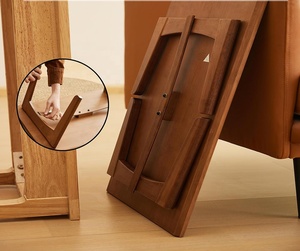 Bamboo Low Tea <strong>Table</strong>- Foldable Floor Desk No Assembly Required for Tea Room - Product Image 3