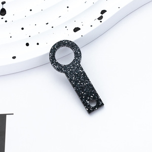 Accessori per tazze adattatori per ciondoli in paglia acrilica ciondoli per ciondoli decorativi pendenti in paglia scintillante ornamento da appendere - Product Image 6