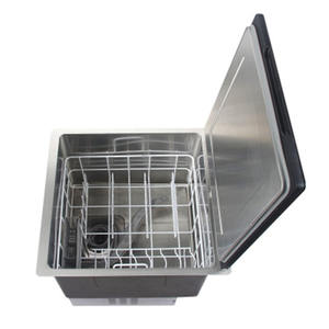 Lavaplatos automático de acero inoxidable para el hogar, máquina de lavar platos y verduras integrada, 60L, el más barato - Product Image 4