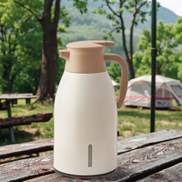 Thermos domestique grande capacité en verre, bouilloire isolante, conservation de la chaleur pendant 24 à 36 heures, cadeaux d'affaires, design personnalisable