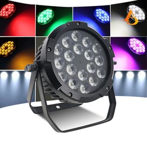 AICPOSE - Foco LED Par de 18 x 18 W, 6 en 1, de Aluminio Fundido a Presión, Efecto Discoteca, Resistente al Agua, para Escenarios - Product Image 1