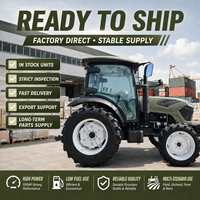 Nuevo Modelo de Tractor Agrícola LAWNIO con Salida Hidráulica Única y Tracción en las Cuatro Ruedas para Cosecha