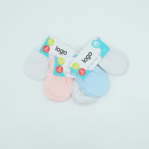 Hot Sale Newborn Baby Cotton Mitten For Infant Toddler Scratch Free 0-6 Months Baby Products