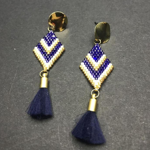 Pendientes de cuentas Miyuki, creaciones hechas a mano - Product Image 1