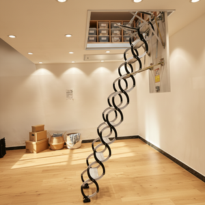 <span class=keywords><strong>Escalier</strong></span> de grenier intérieur en alliage d'aluminium au design moderne, <span class=keywords><strong>escalier</strong></span> escamotable dissimulé, pliable et rétractable - Product Image 1