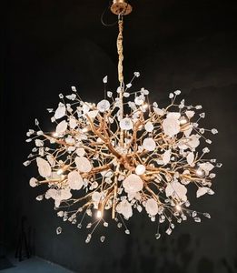 <span class=keywords><strong>Lustre</strong></span> moderne en forme de branche d'arbre <span class=keywords><strong>et</strong></span> de pétale, en <span class=keywords><strong>cuivre</strong></span>, adapté aux cuisines, aux salons <span class=keywords><strong>et</strong></span> aux chambres. - Product Image 6