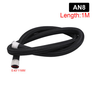 Tuyau de carburant tressé en acier inoxydable RAS AN4 AN6 AN8 AN10 1M 3M Tuyau de refroidissement haute pression automobile - Product Image 3