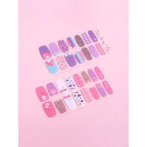 My Melody Gel Nail Strip Set 16 piezas Nail Art Calcomanías - Product Image 1