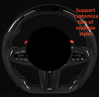 Volant en carbone forgé avec boutons de mode de conduite M1 M2 pour BMW G20 G30 G05 M3 G80 M4 G82 M5 G30 Plug and Play