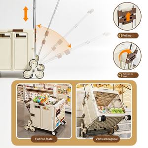 Caja Rectangular de Plástico Transparente, Plegable y Ligera, Carrito para Mascotas, para Perros y Gatos, Portátil, de Gran Capacidad, para Viajes - Product Image 3