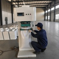 Machine de pesage et de couture de sacs automatique pour le conditionnement de la farine et des poudres alimentaires