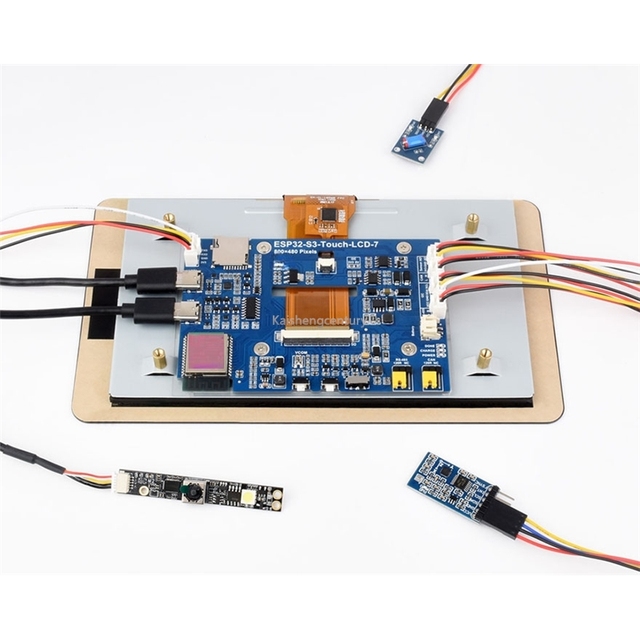 WS ESP32-S3 7inch Capacitive Touch Display Development Board ESP32 With Display 5-point Touch, 32-bit LX7 Dual-core