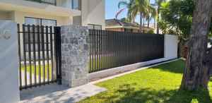 Настраиваемые современные металлические стальные и алюминиевые железные садовые вертикальные панели для ограждений и решетчатых ворот - Product Image 4