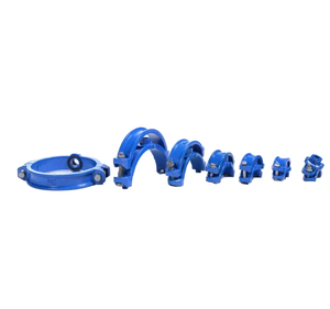 <span class=keywords><strong>Selle</strong></span> de raccordement en fonte ductile basse pression avec bande de fixation en acier inoxydable, pour tuyaux DI/acier, et pour applications eau (PE/PVC) - Product Image 4