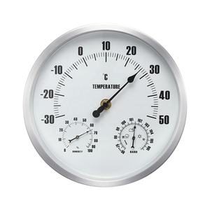 Atacado Luxo Aço Inoxidável Temperatura Exterior Instrumentos Barômetro Higrômetro Termômetro - Product Image 1