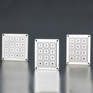 Nhà máy cung cấp IP68 USB 4x3 ma trận kim loại <span class=keywords><strong>bezel</strong></span> Bàn phím Piezo liên hệ kiểm soát truy cập bàn phím & bàn phím - Product Image 2
