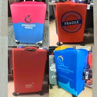 Housse de protection ZR863 anti-poussière et imperméable pour bagages, housse de voyage portable, protège-valise, logo personnalisé