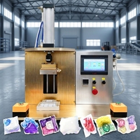 Machine semi-automatique électrique de haute précision à 1 à 8 chambres pour la fabrication de dosettes de lessive en film soluble dans l'eau