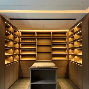 Mueble de Madera Estilo Europeo para Vinos, Mueble de Bar para Comedor, Sala de Estar, Panel de Melamina, Contrachapado, Bodega, Apartamento - Product Image 1