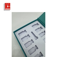 Boîte cadeau magnétique en papier pour emballage de cosmétiques et d'ampoules, avec impression personnalisée du logo