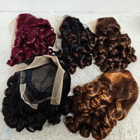 Promotion 80$ Letsfly Perruques Lace Frontal Loose Wave 13x4 18 Pouces 4/30 #   Cheveux humains naturels couleur piano, vente en gros, 230 grammes