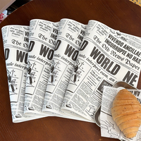 Papier d'emballage pour sandwichs, papier sulfurisé biodégradable, résistant à la graisse, écologique, pour hamburgers, emballages alimentaires