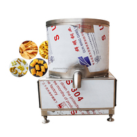 Nieuwe roestvrijstalen hoog-efficiënte grote capaciteit aardappelchips ontvettingsmachine gefrituurde snacks dehydrator centrifugaal