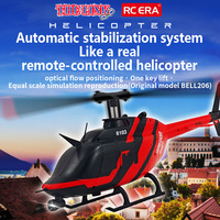 YYRC C138 6G Mode 1/33 Échelle Bell206 Hélicoptère Modèle Électrique À Distance 6CH RC Hélicoptère USB Hauteur Fixe Enfants Cadeaux Batteries