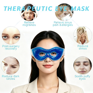 <span class=keywords><strong>Masque</strong></span> oculaire réutilisable en gel en forme d'œil, compresse chaude/froide, taille personnalisée, classe médicale I, non toxique, soulagement de la douleur, soulagement de la fatigue - Product Image 4