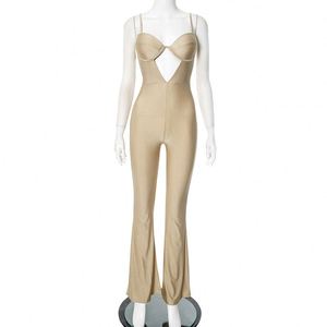 Dropshipping 2025 Summer Women Sports Hollow Jumpsuit - Product Image 2
