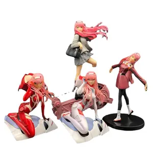 OEM toptan şekil oyuncak sıfır iki 02 PVC Action Figure koleksiyon Model oyuncaklar noel hediyeleri 21cm Ichigo heykelcik koleksiyon model
