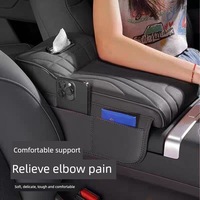 Boîte de rangement multifonctionnelle en cuir pour accoudoir, avec coussin rehausseur, porte-mouchoirs et support de téléphone, style moderne, pour console centrale BYD Shark 6